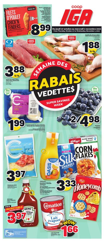 Coop IGA Flyer October 27 to November 2