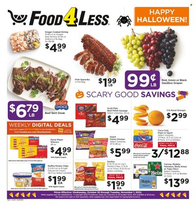 Food 4 Less (IL) Weekly Ad Flyer Specials October 26 to November 1, 2022