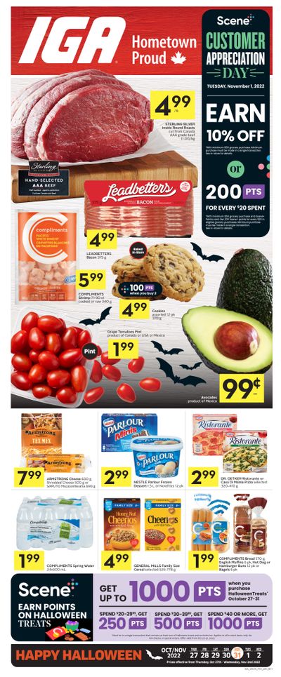 IGA (AB) Flyer October 27 to November 2
