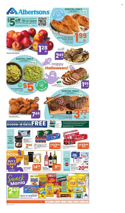 Albertsons (ID) Weekly Ad Flyer Specials October 26 to November 1, 2022