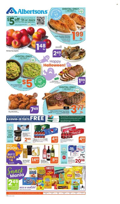 Albertsons (ID) Weekly Ad Flyer Specials October 26 to November 1, 2022