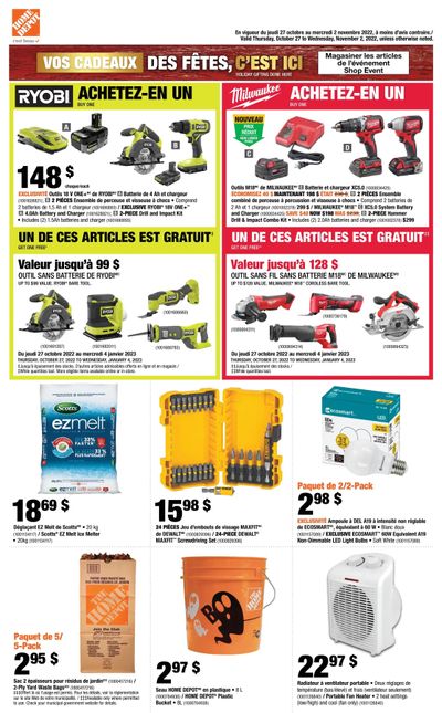 Home Depot (QC) Flyer October 27 to November 2