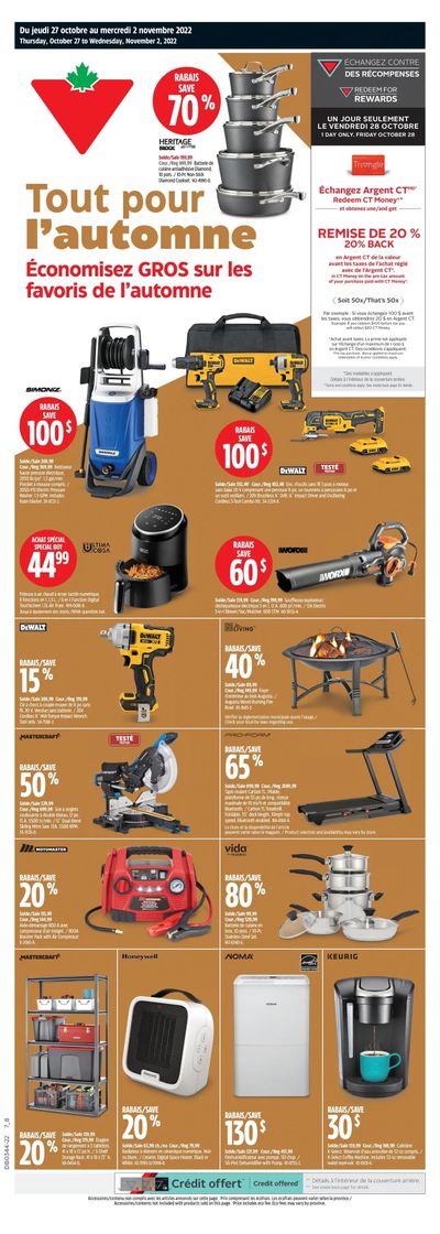 Canadian Tire (QC) Flyer October 27 to November 2