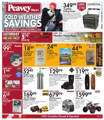 Peavey Mart Flyer October 28 to November 3