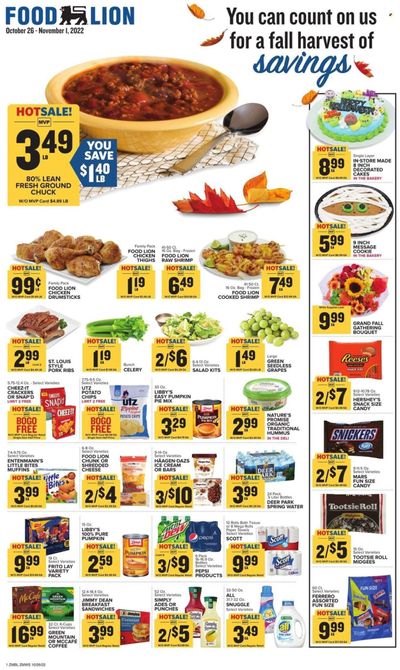 Food Lion (MD) Weekly Ad Flyer Specials October 26 to November 1, 2022