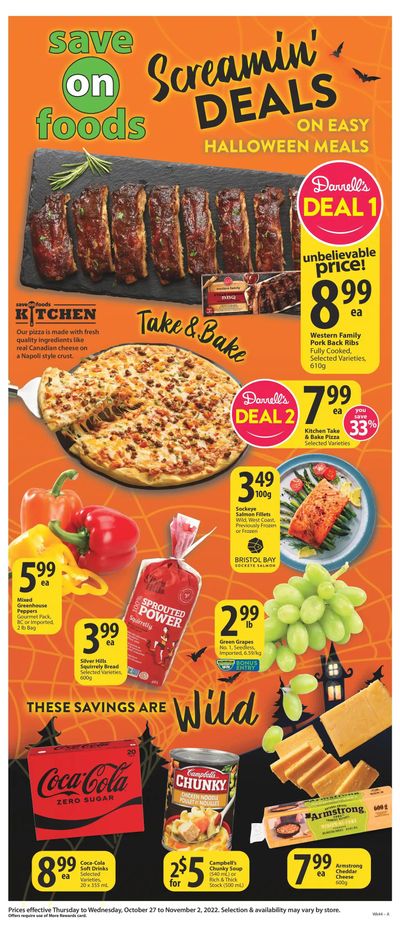 Save on Foods (BC) Flyer October 27 to November 2