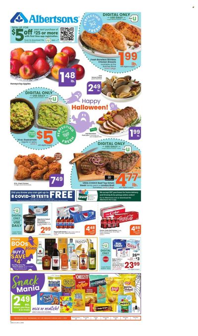 Albertsons (NV) Weekly Ad Flyer Specials October 26 to November 1, 2022