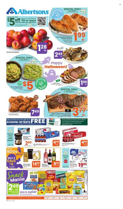 Albertsons (OR) Weekly Ad Flyer Specials October 26 to November 1, 2022