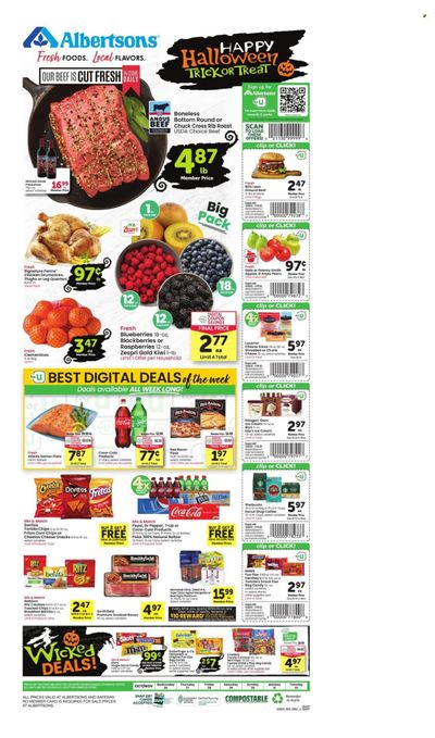 Albertsons (WY) Weekly Ad Flyer Specials October 26 to November 1, 2022