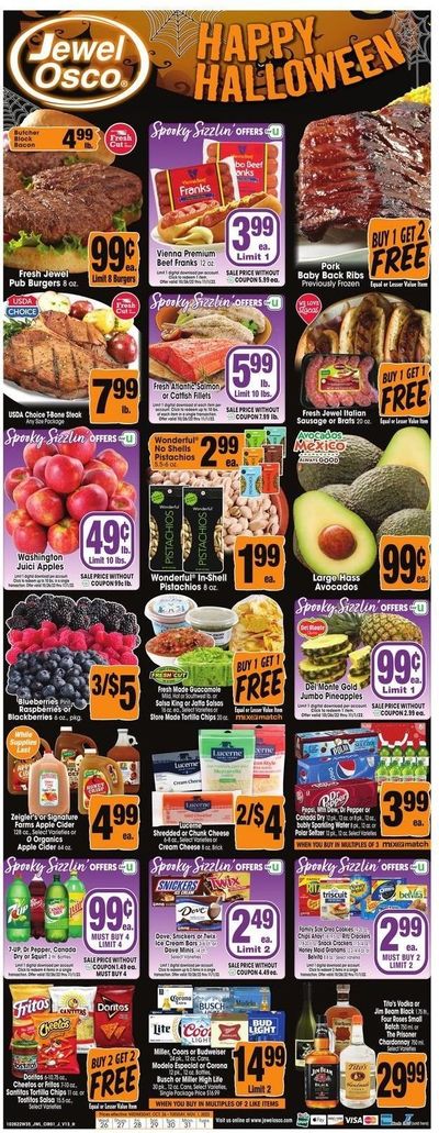 Jewel Osco (IL) Weekly Ad Flyer Specials October 26 to November 1, 2022