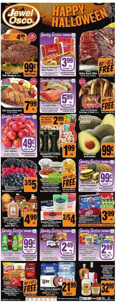 Jewel Osco (IA) Weekly Ad Flyer Specials October 26 to November 1, 2022