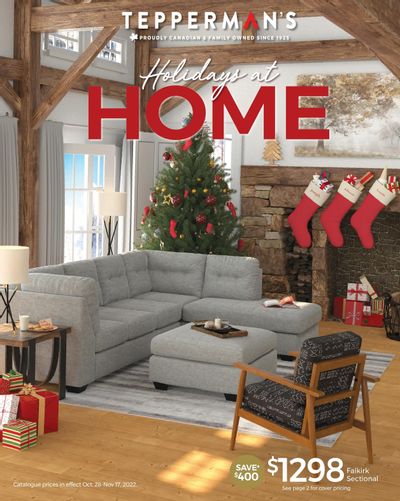 Tepperman's Holidays at Home Flyer October 28 to November 17