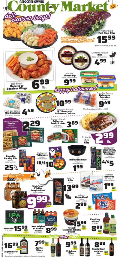 County Market (IL, IN, MO) Weekly Ad Flyer Specials October 26 to November 1, 2022
