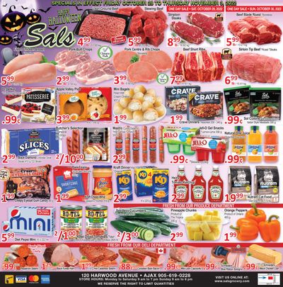 Sal's Grocery Flyer October 28 to November 3