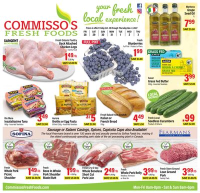 Commisso's Fresh Foods Flyer October 28 to November 3