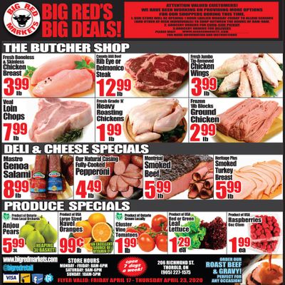 Big Red Markets Flyer April 17 to 23