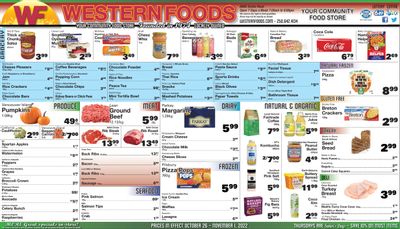 Western Foods Flyer October 26 to November 1