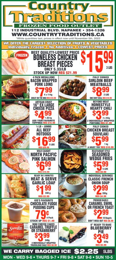 Country Traditions Flyer October 27 to November 3
