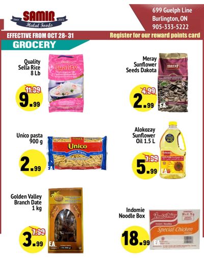Samir Supermarket Flyer October 28 to 31