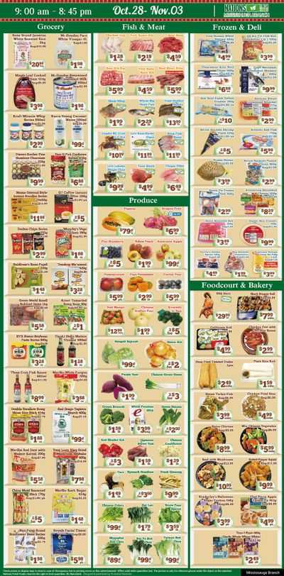 Nations Fresh Foods (Mississauga) Flyer October 28 to November 3