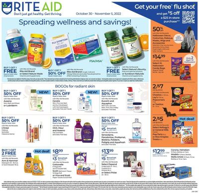 RITE AID Weekly Ad Flyer Specials October 30 to November 5, 2022