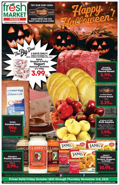 Fresh Market Foods Flyer October 28 to November 3
