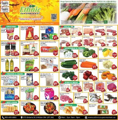 Ethnic Supermarket (Milton) Flyer October 28 to November 3