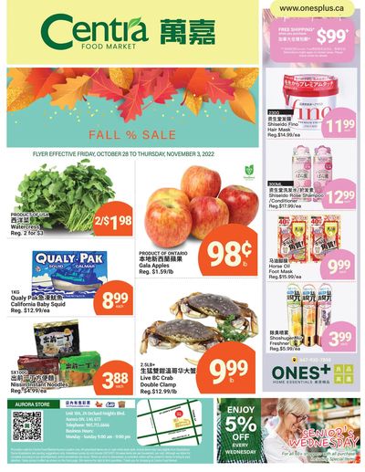 Centra Foods (Aurora) Flyer October 28 to November 3