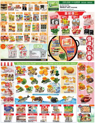 Btrust Supermarket (Mississauga) Flyer October 28 to November 3