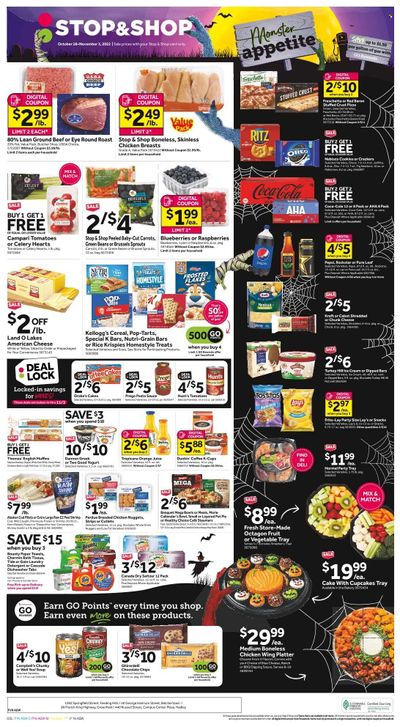 Stop & Shop (MA) Weekly Ad Flyer Specials October 28 to November 3, 2022