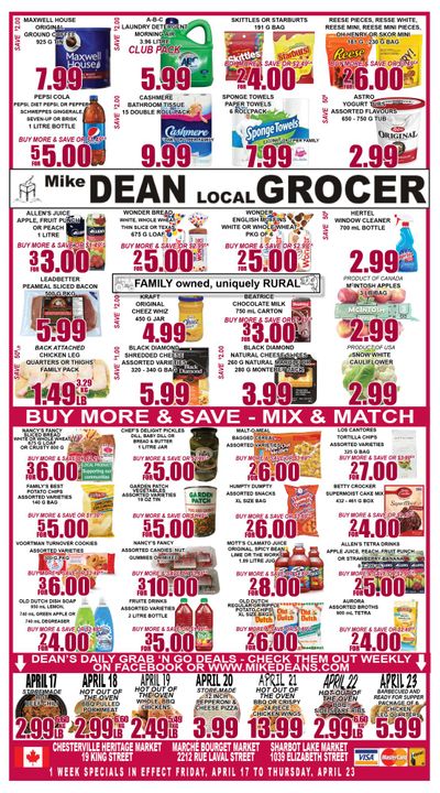 Mike Dean's Super Food Stores Flyer April 17 to 23