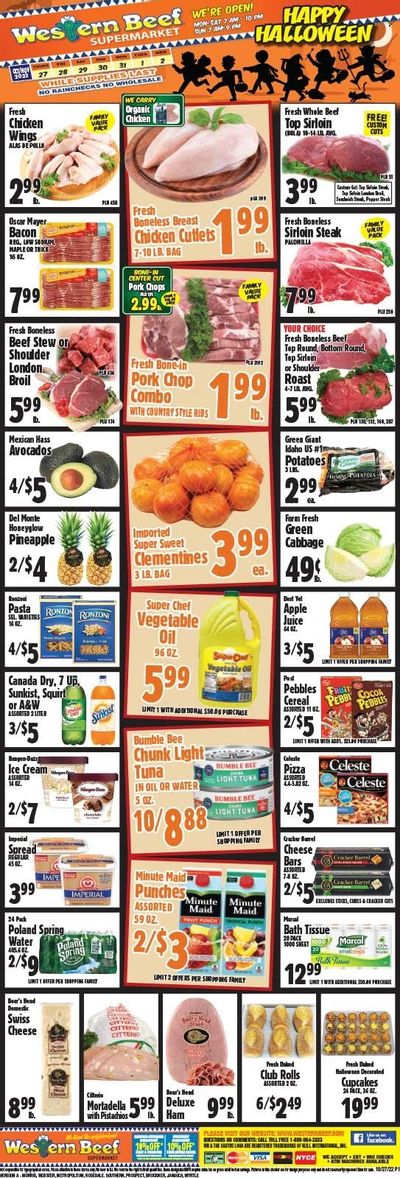 Western Beef (FL, NY) Weekly Ad Flyer Specials October 27 to November 2, 2022