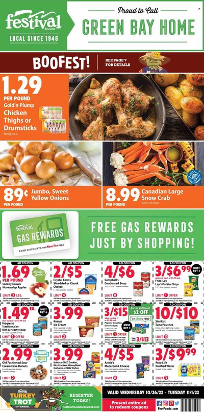 Festival Foods (WI) Weekly Ad Flyer Specials October 26 to November 1, 2022
