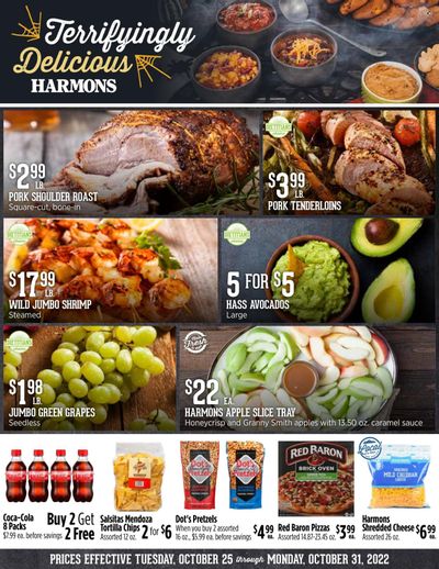Harmons (UT) Weekly Ad Flyer Specials October 25 to October 31, 2022