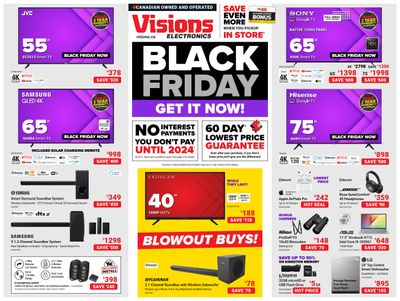Visions Electronics Flyer October 28 to November 3