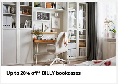 IKEA Canada Online Deals: Save up to 20% off BILLY Bookcases + More Deals