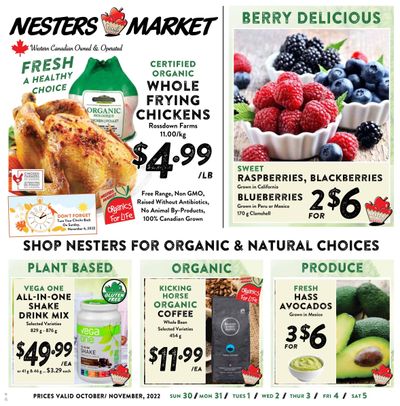 Nesters Market Flyer October 30 to November 5