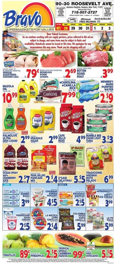 Bravo Supermarkets (CT, FL, MA, NJ, NY, PA) Weekly Ad Flyer Specials October 28 to November 3, 2022
