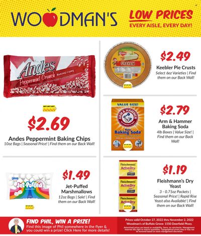 Woodman's Markets (IL, WI) Weekly Ad Flyer Specials October 27 to November 2, 2022