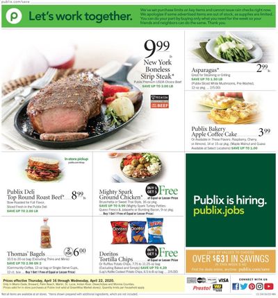 Publix Weekly Ad & Flyer April 16 to 22