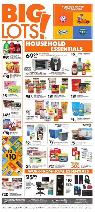 Big Lots Weekly Ad & Flyer April 18 to 25