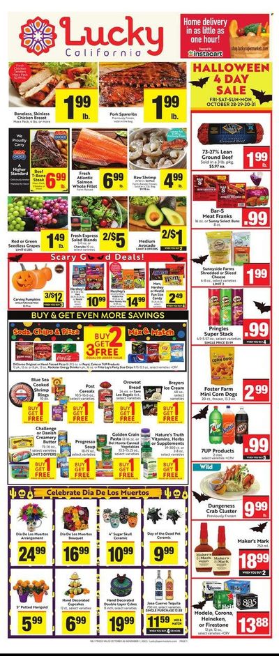 Lucky California Weekly Ad Flyer Specials October 26 to November 1, 2022