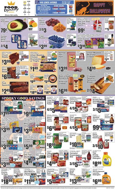 Food Dynasty (NY) Weekly Ad Flyer Specials October 28 to November 3, 2022 Food Dynasty (NY) Weekly Ad Flyer Specials October 28 to November 3, 2022