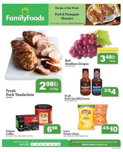 Family Foods Flyer April 17 to 23