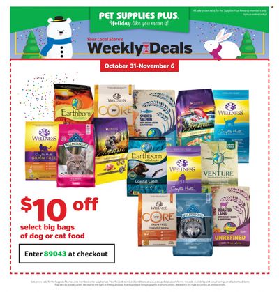 Pet Supplies Plus Weekly Ad Flyer Specials October 27 to November 27, 2022