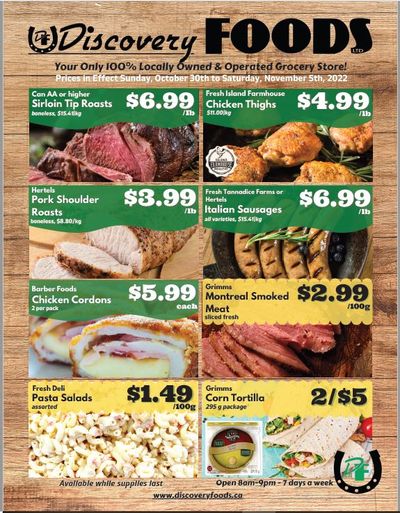 Discovery Foods Flyer October 30 to November 5