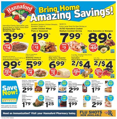 Hannaford (NY) Weekly Ad Flyer Specials October 30 to November 5, 2022