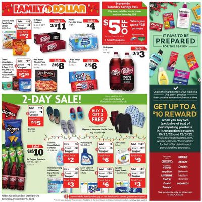 Family Dollar Weekly Ad Flyer Specials October 30 to November 5, 2022