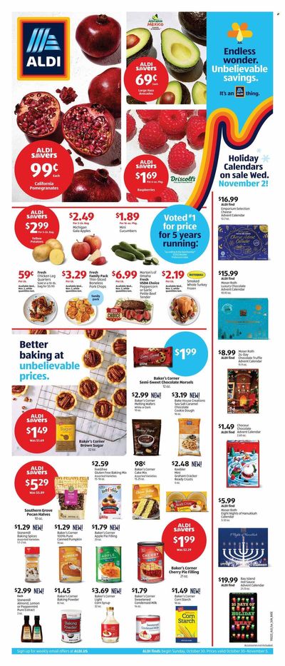 ALDI (MI, MN, NJ, NY, PA, VT) Weekly Ad Flyer Specials October 30 to November 5, 2022