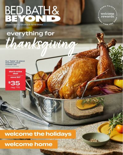 Bed Bath & Beyond Weekly Ad Flyer Specials October 31 to November 13, 2022